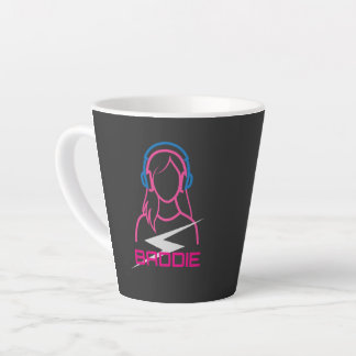 Baddie Lifestyle DJ Headphones Latte Mug
