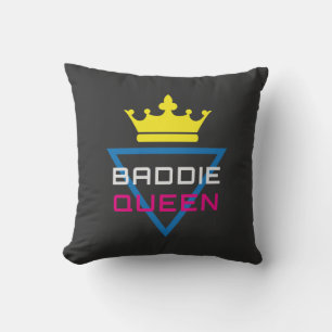 Baddie Queen Crown Y2K Cushion