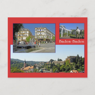 Baden-Baden Ansichtskarte Postcard