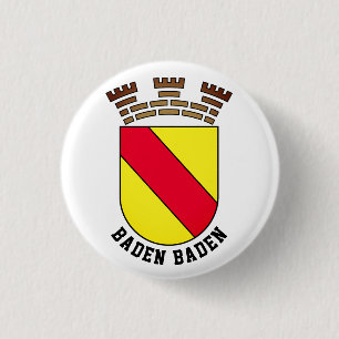 Baden Baden coat of arms - GERMANY 3 Cm Round Badge