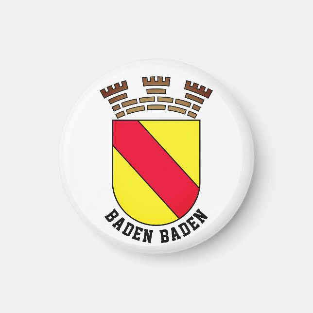 Baden Baden coat of arms - GERMANY Magnet (Front)