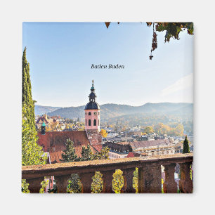 Baden-Baden, Germany, scenic landscape Magnet