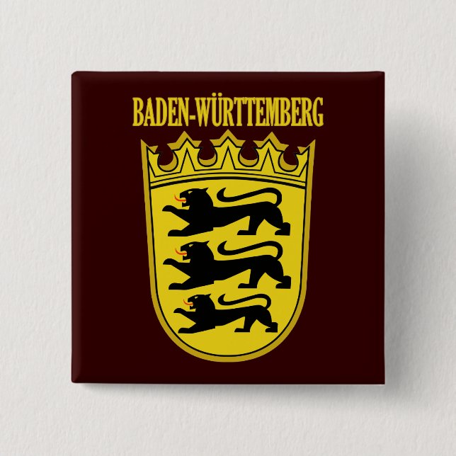 Baden-Wurttemberg 15 Cm Square Badge (Front)