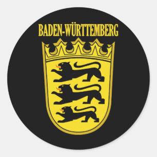 Baden-Wurttemberg Classic Round Sticker