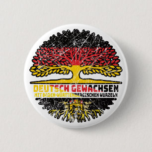 Baden-Württemberg Deutsch Deutschland 6 Cm Round Badge