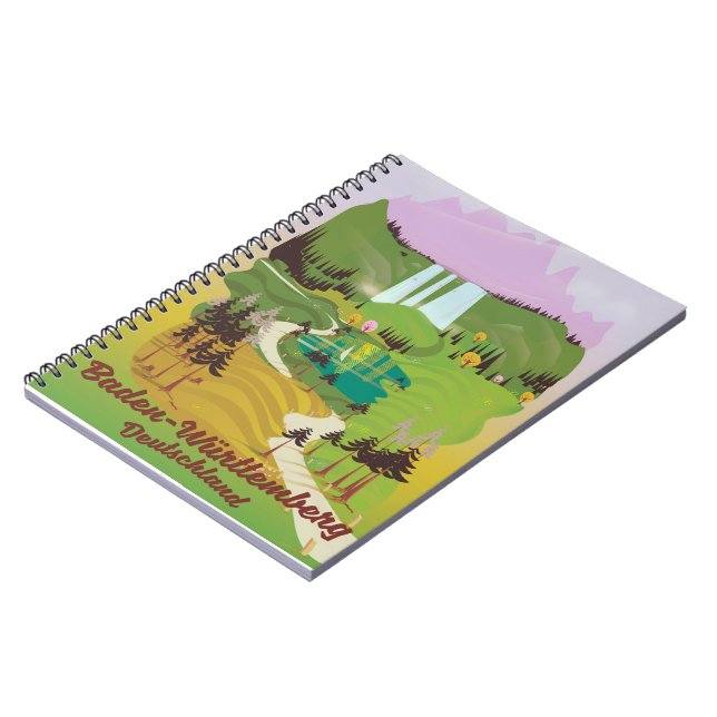 Baden-Württemberg deutschland Notebook (Left Side)