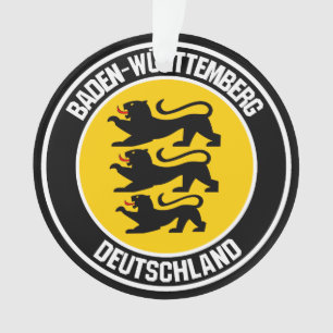 Baden-Württemberg Round Emblem Ornament
