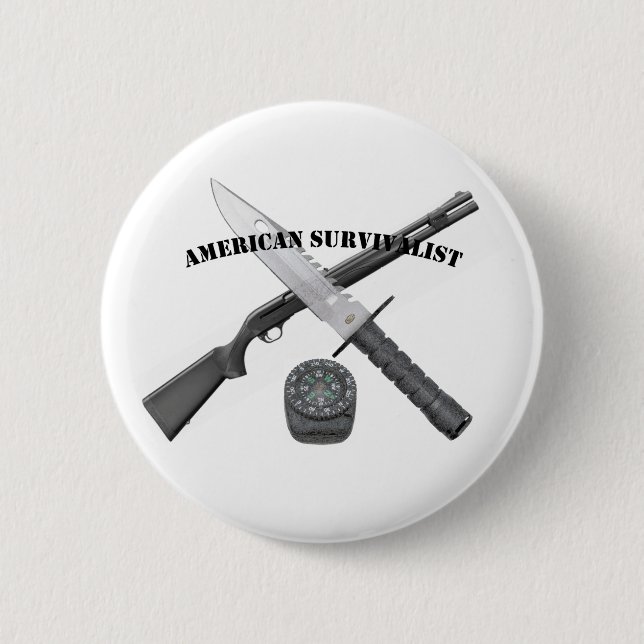 Badge AMERICAN SURVIVALIST (Front)