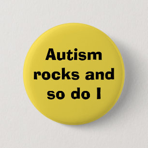 Badge Autism Awareness Autism Rocks