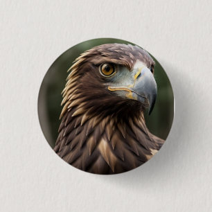 Badge: eagle 3 cm round badge