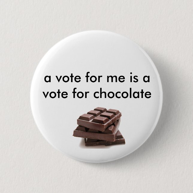 badge for chocaholics (Front)