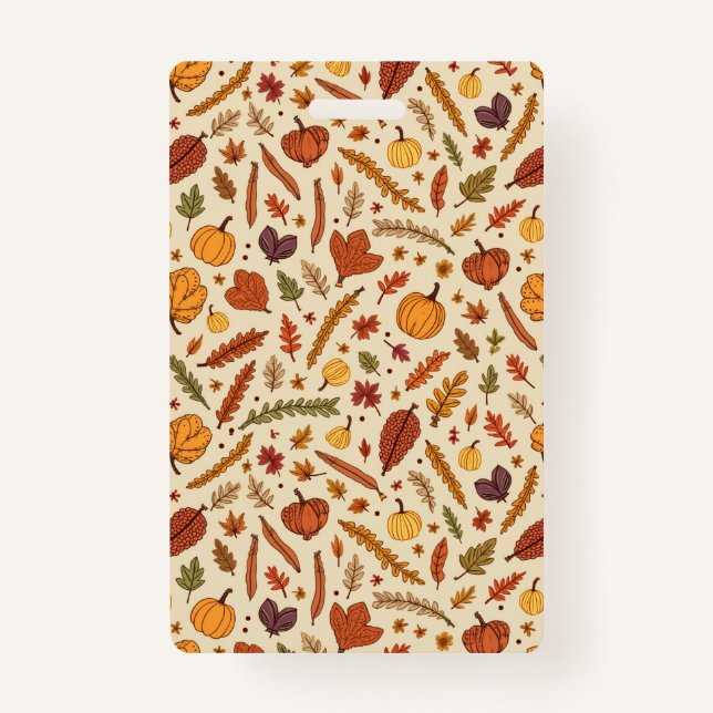 Badge for thanks giving ID badge (Front)