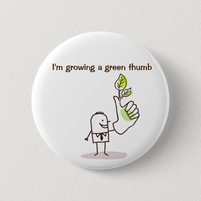 Badge - Growing a green thumb (Front)