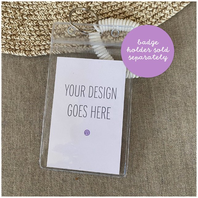 Badge Holder Insert Card 2.5x3.5 DIY PRINTING (Creator Uploaded)