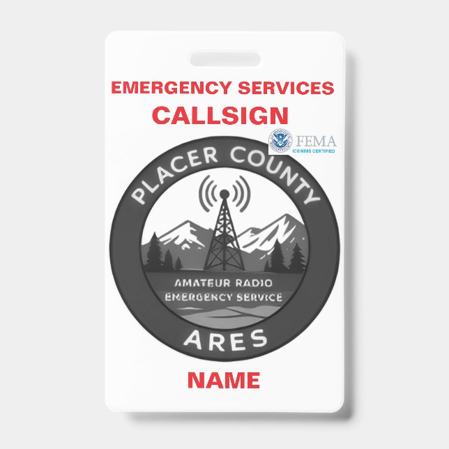 Badge ID Badge (Front)