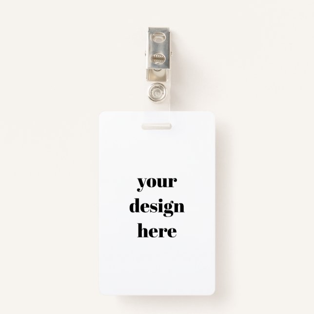Badge ID Badge (Front with Clip)