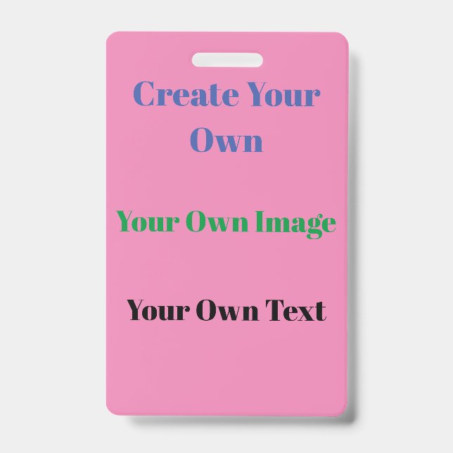 badge ID badge (Front)