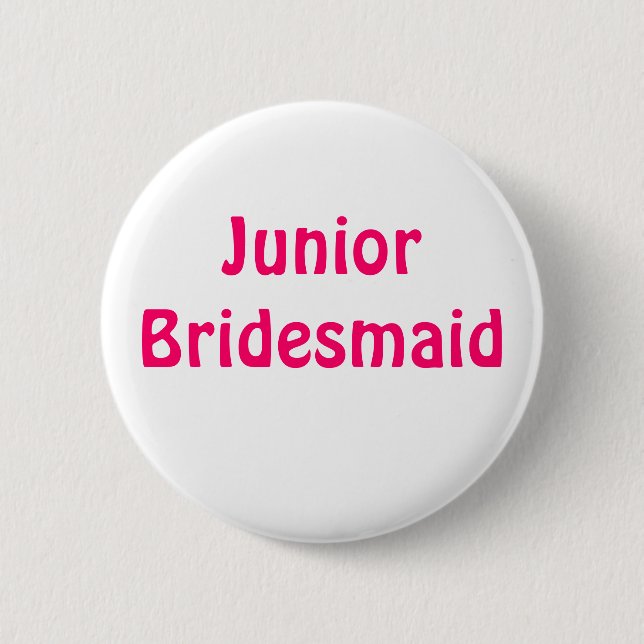 Badge - Junior Bridesmaid (Front)