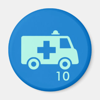 Badge Magnet - Ambulance 10