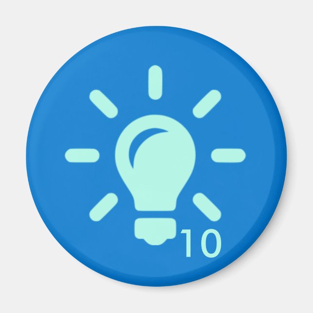 Badge Magnet - Idea 10 (Front)