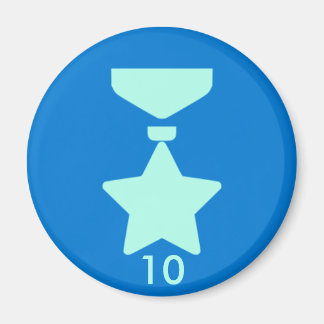 Badge Magnet - Medal 10