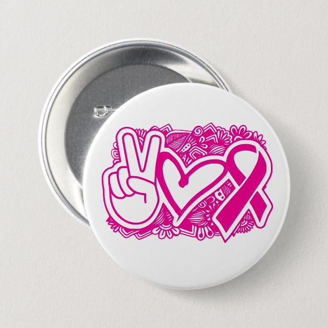 Badge - Octobre Rose (Front & Back)