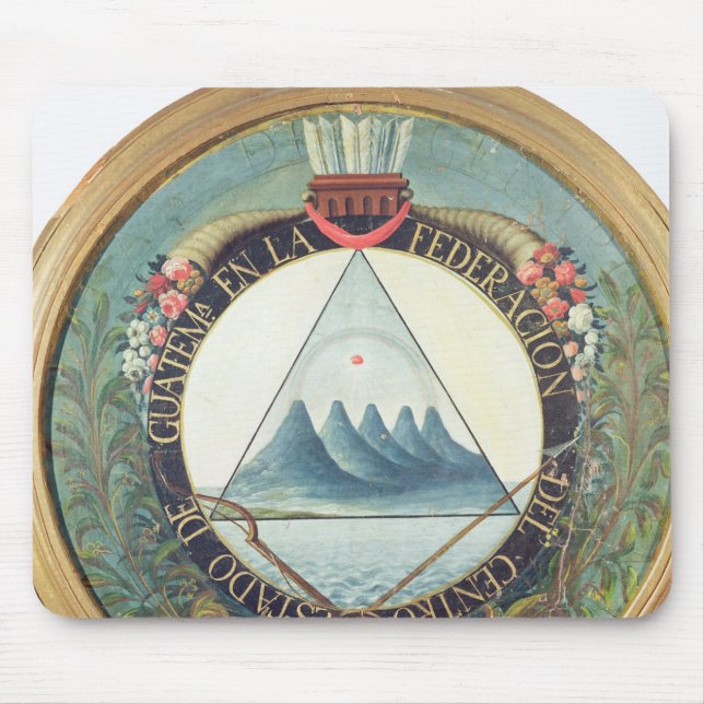 Badge of the Federation of Guatemala Mouse Pad (Front)