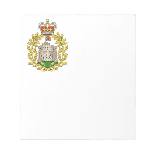 Badge of the House of Windsor Notepad (Front)