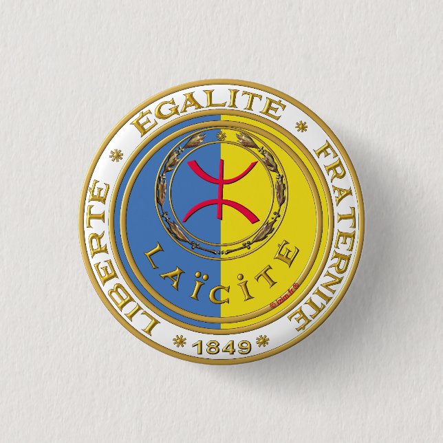 Badge rond, LAÏCITÉ (Front)