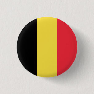 Badge Round 2,50 Cm Flag Belgium Tricolor