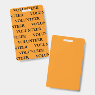 Badge - Volunteer ID Badge