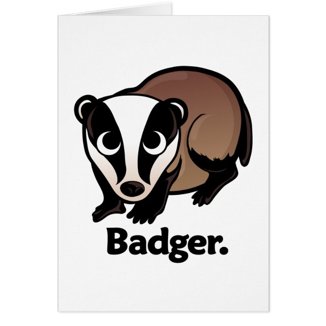 Badger. (Front)