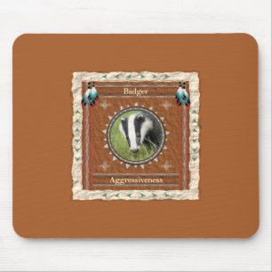 Badger Aggressiveness Energy Mouse Pad