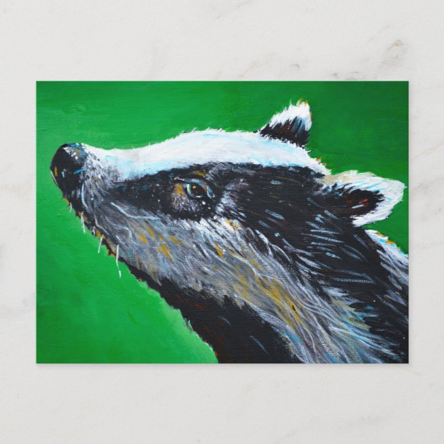 Badger Alert Postcard (Front)