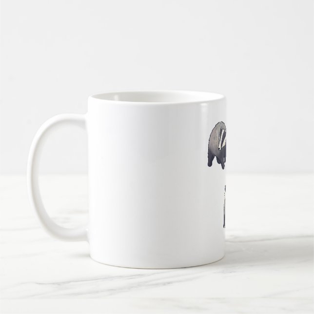 badger art pack coffee mug (Left)
