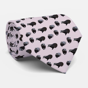 Badger Frenzy Tie (Dusty Pink)