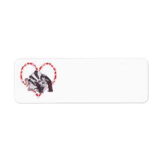 BADGER HEART RETURN ADDRESS LABEL
