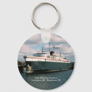 Badger key chain