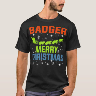 Badger Merry Christmas Gifts Ugly Sweater
