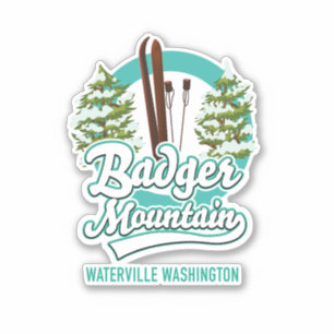 Badger Mountain Waterville Washington Ski logo