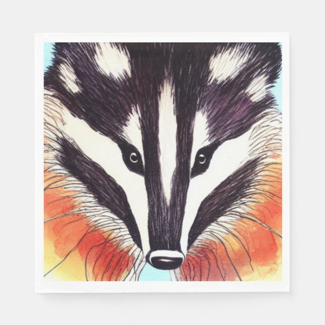 Badger Napkin (Front)