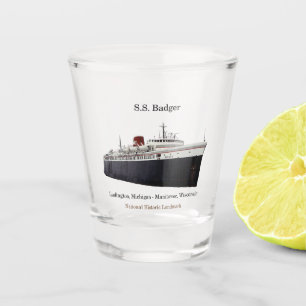 Badger NHL shot glass