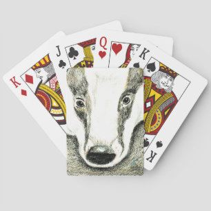 Badger playing cards (JZH1)