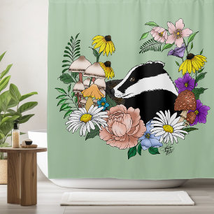 Badger Shower Curtain
