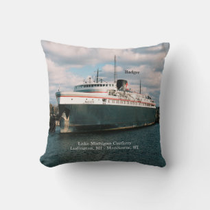 Badger square pillow