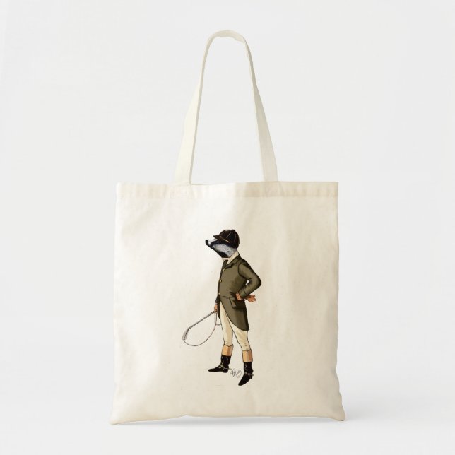 Badger The Rider Full Tote Bag (Front)