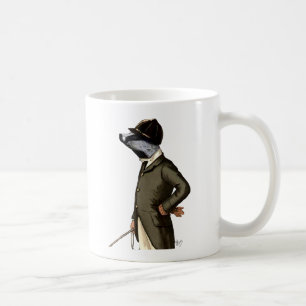 Badger The Rider Portrait Coffee Mug