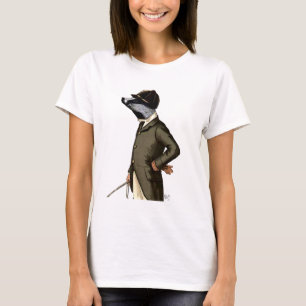 Badger The Rider Portrait T-Shirt