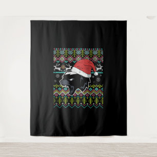 Badger Ugly Christmas Tapestry