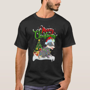 Badger Xmas Decorations Santa Badger Christmas T-Shirt
